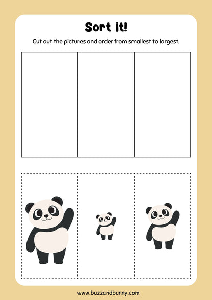 Fun Animals Activity Book Printable Worksheet