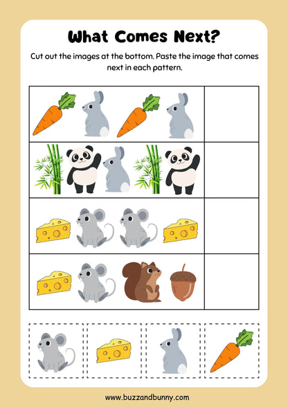 Fun Animals Activity Book Printable Worksheet