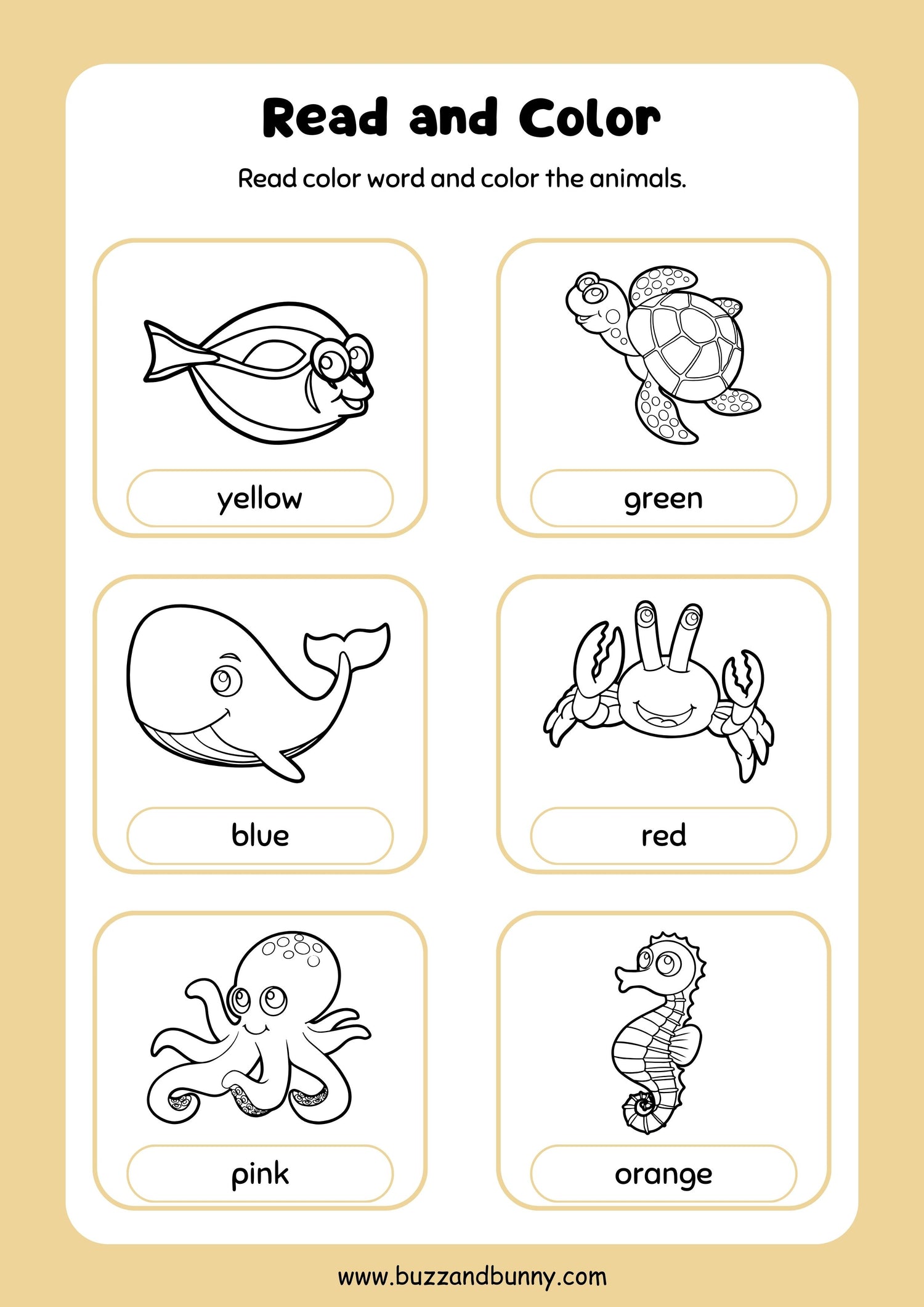 Fun Animals Activity Book Printable Worksheet
