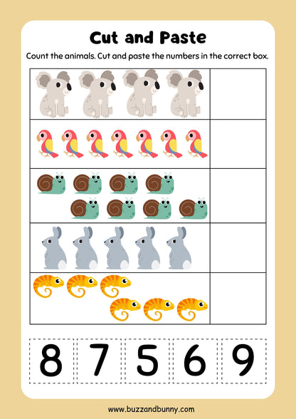 Fun Animals Activity Book Printable Worksheet