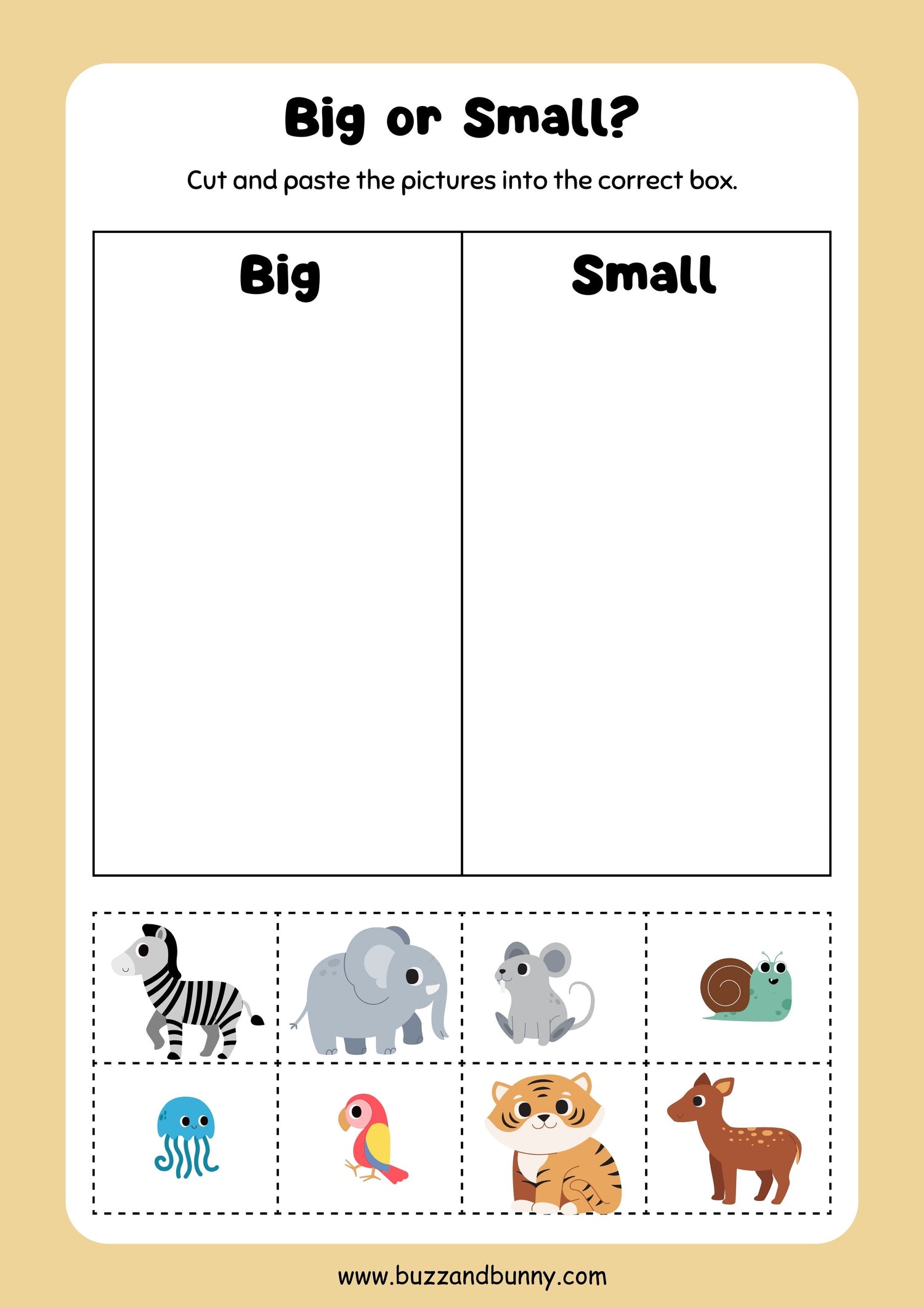 Fun Animals Activity Book Printable Worksheet
