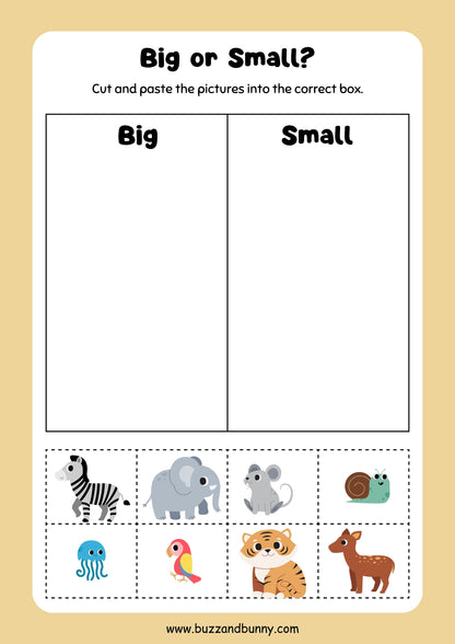 Fun Animals Activity Book Printable Worksheet