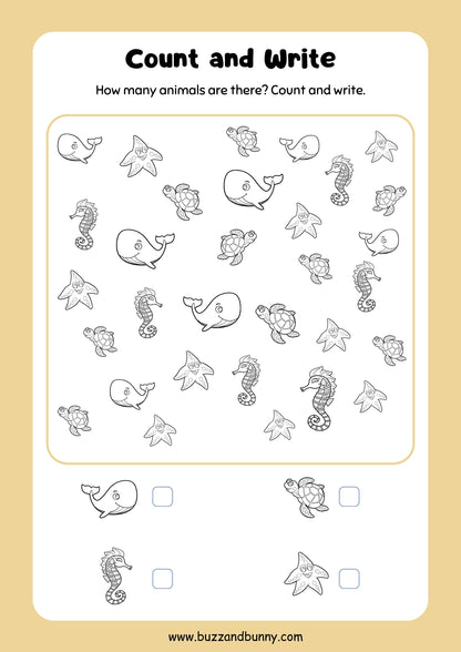 Fun Animals Activity Book Printable Worksheet