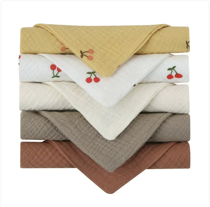 5-Pack Baby Cotton Face Towels