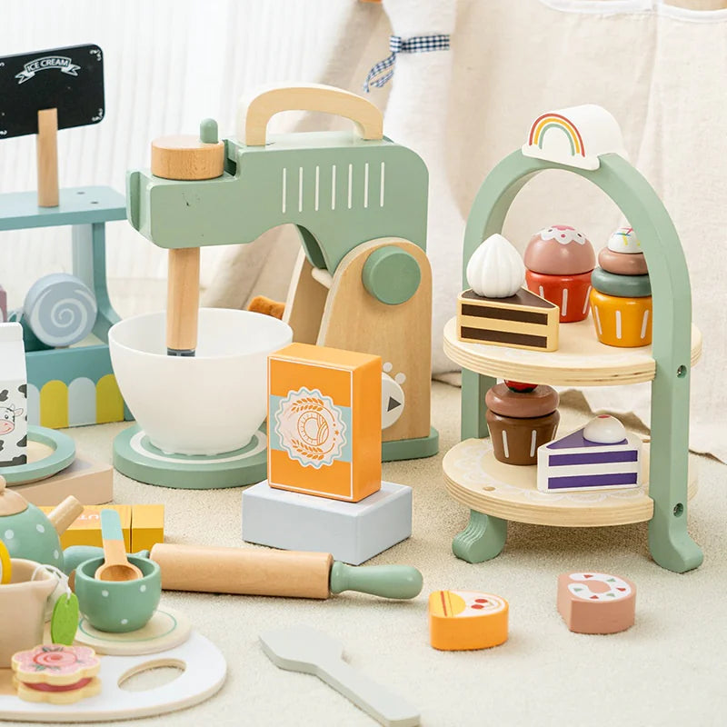 Wooden Kitchen Playset