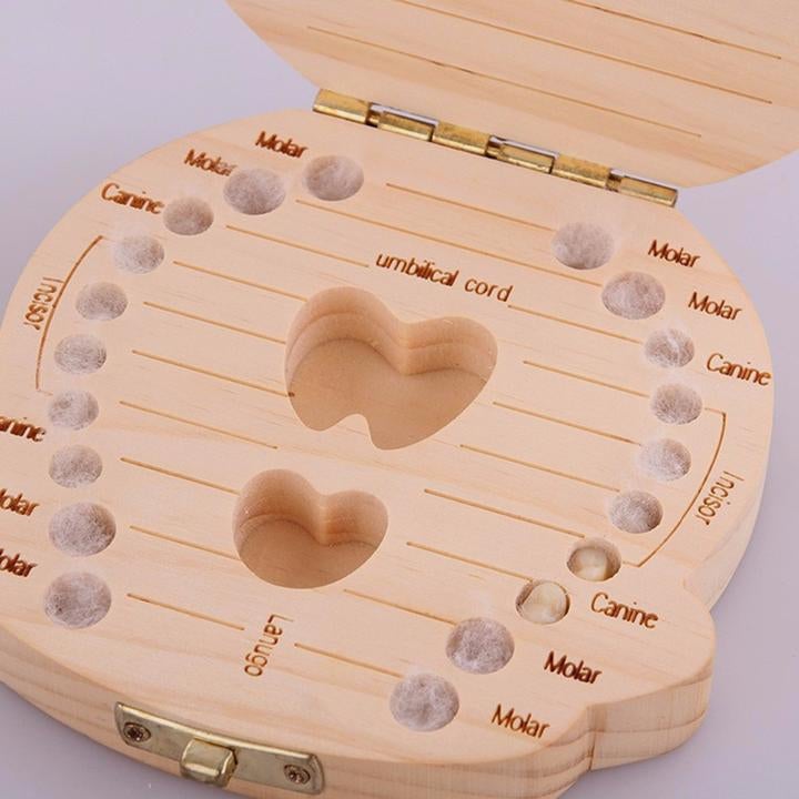 Baby Wooden Teeth Organizer