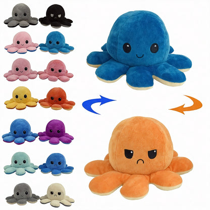 Octopus Plush Toy Reversible