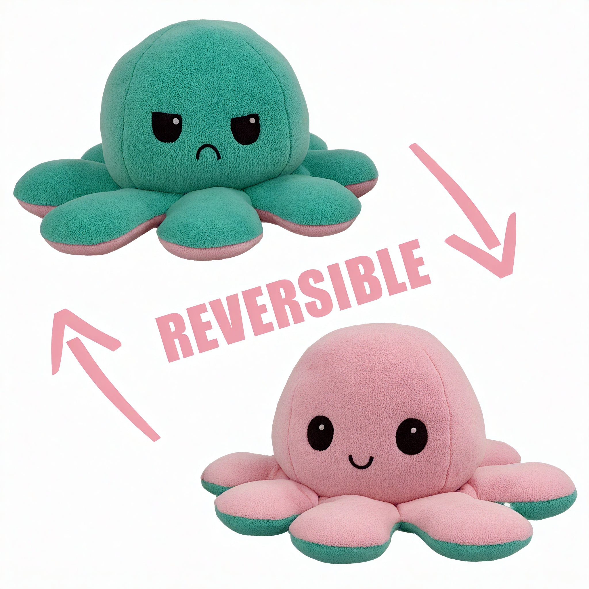 Octopus Plush Toy Reversible