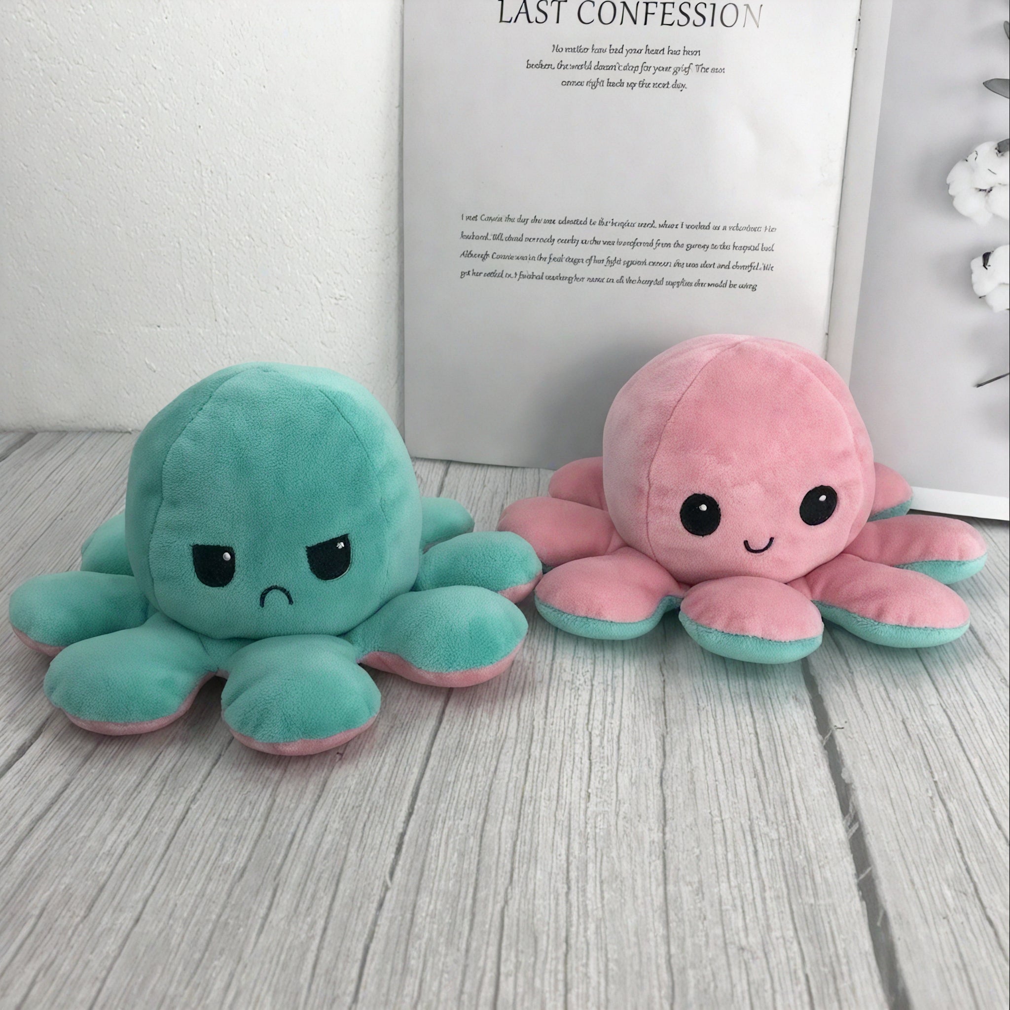 Octopus Plush Toy Reversible